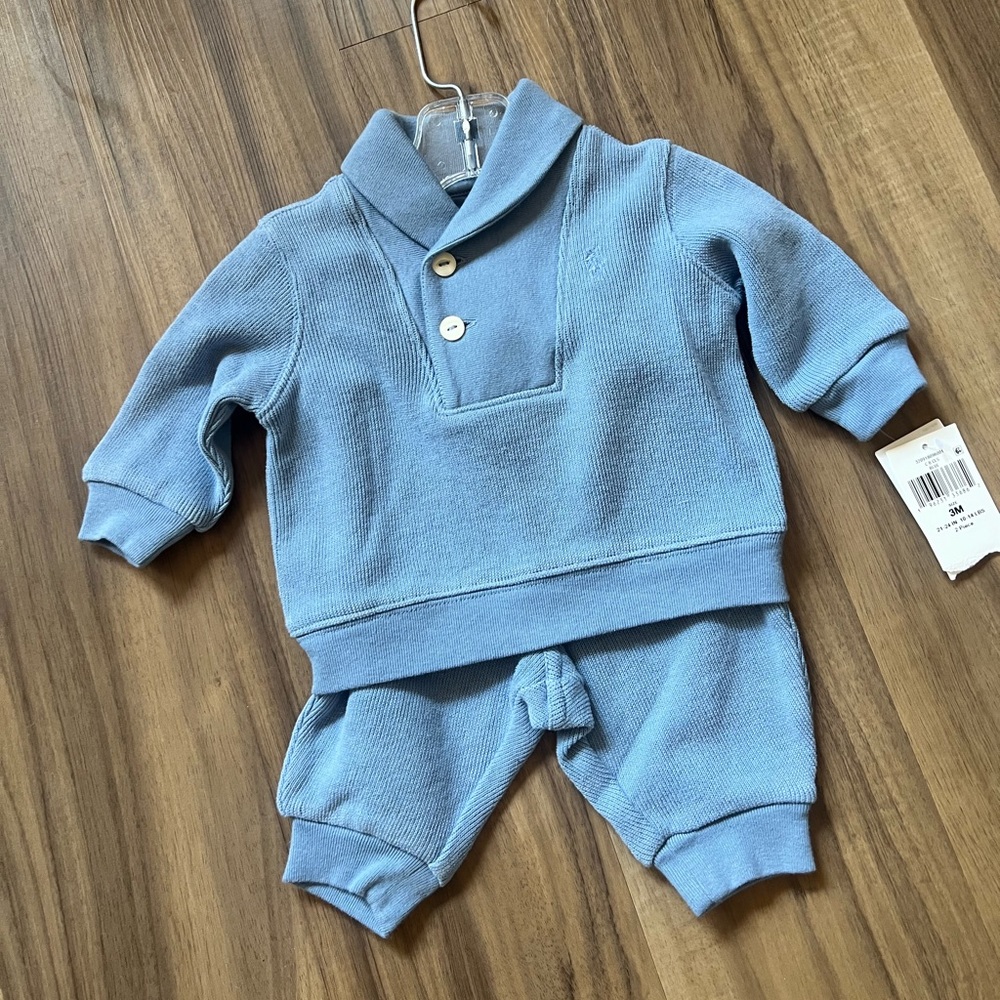 NWT Ralph Lauren Blue Set